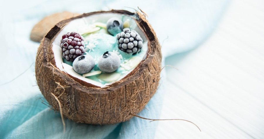 Blueberry Coconut Smoothie