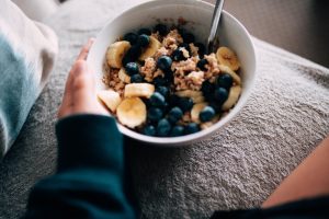 Blueberry Oats Smoothie Bowl