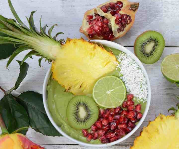 Creamy Green Tropical Bowl
