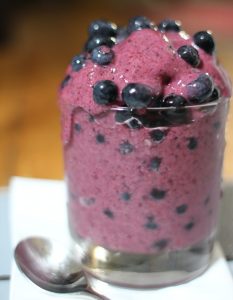 Keto Breakfast Blueberry Smoothie