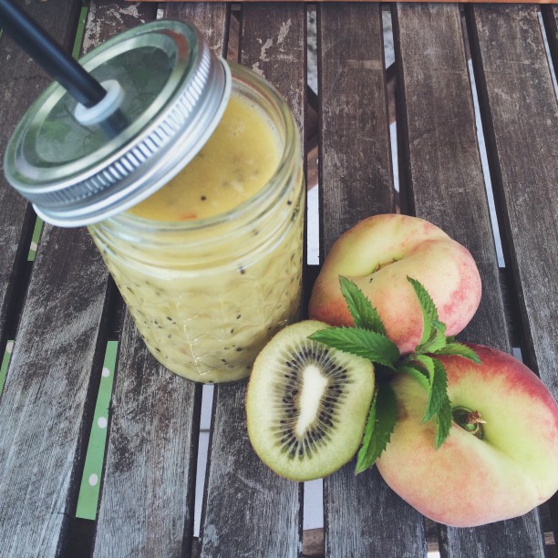 Peach Almond Smoothie