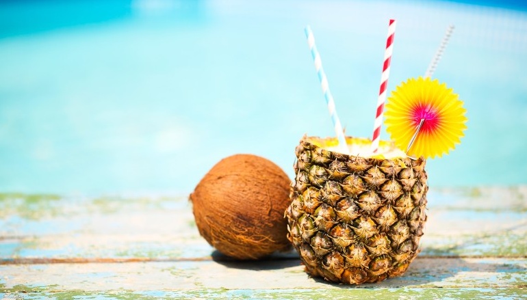 Pina Colada Protein Smoothie